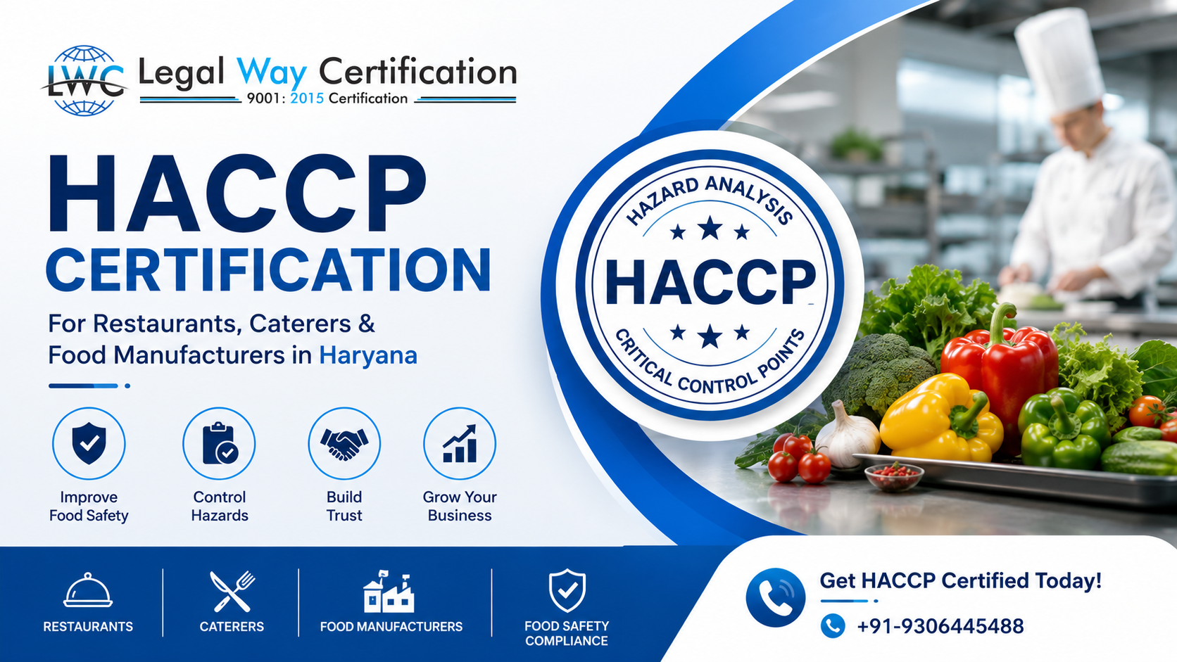 HACCP Certification for Restaurants Caterers and Food Manufacturers